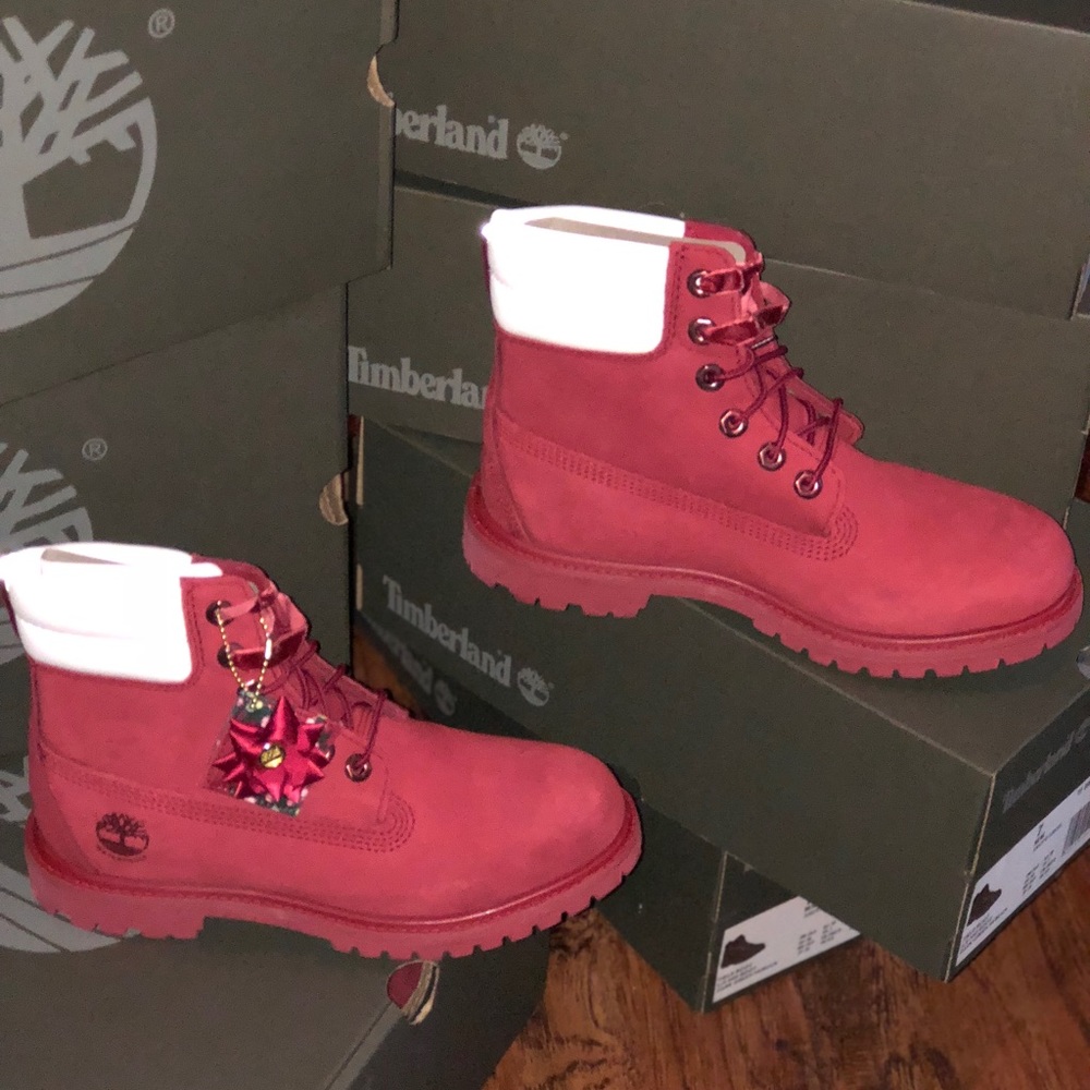 Timberland 2019 Red Nubuck - Picture 4 of 5